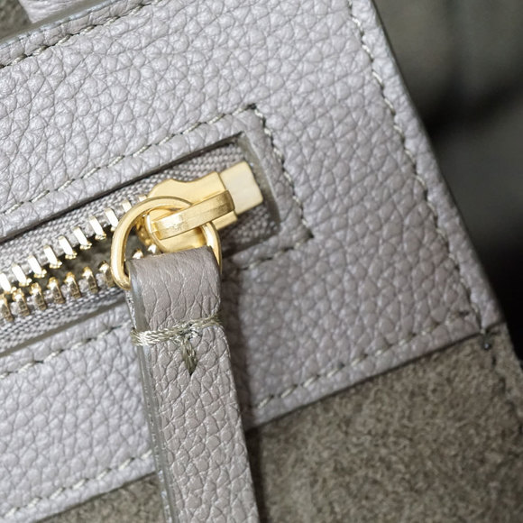 Celine Hippo Phantom Medium Tote Bag Beige Greige - Picture 10 of 13